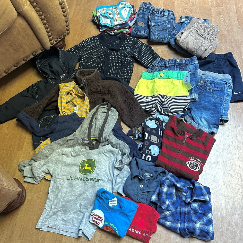 Boys clothes lot size 12 month to 2T